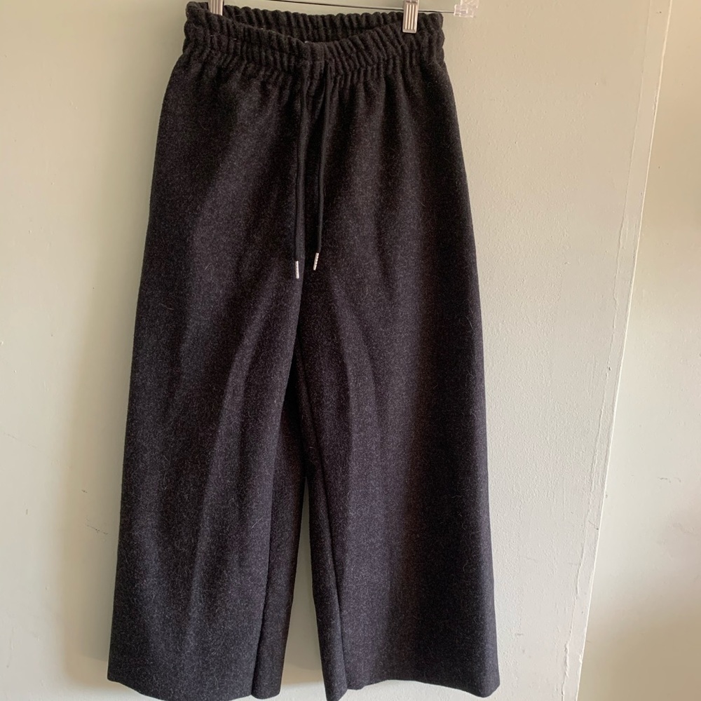 High Waisted, Wide Leg Pant